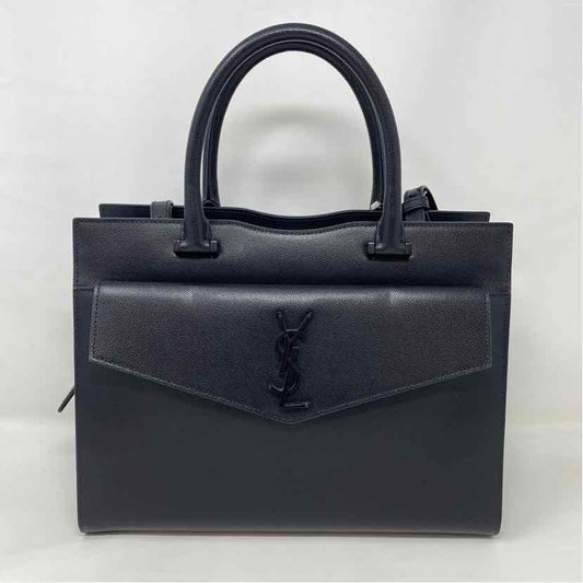 Pre-Owned Yves Saint Laurent Black Leather Designer Handbag