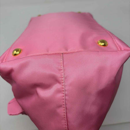 Pre-Owned Prada Pink Nylon Designer Handbag