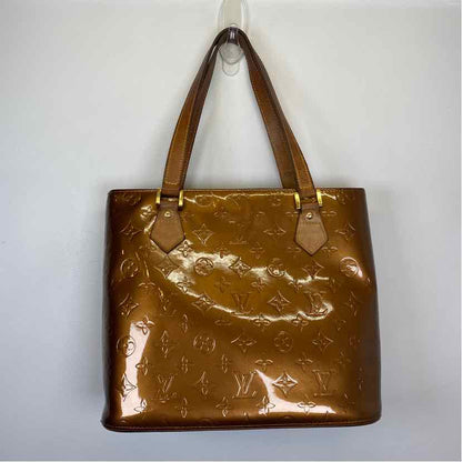 Pre-Owned Louis Vuitton Bronze Patent Designer Handbag