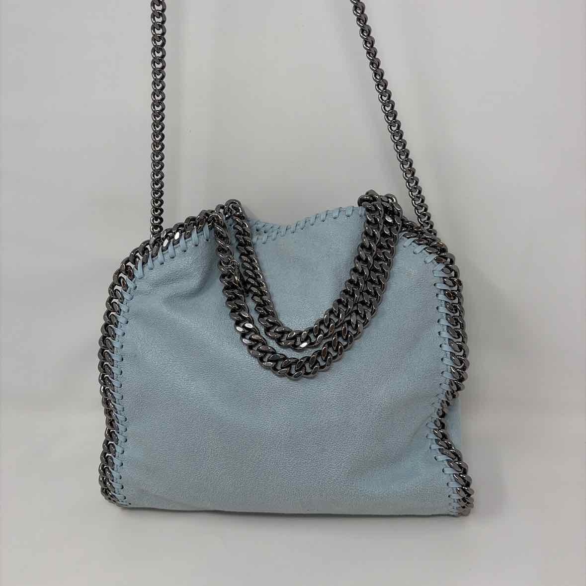 Pre-Owned Stella McCartney Blue faux leather Designer Handbag