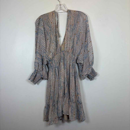 Pre-Owned Size S Pookie&Sebastian Blue Multi Casual Dress