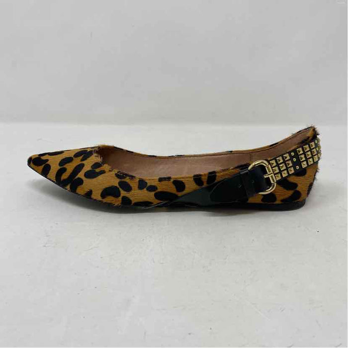 Pre-Owned Shoe Size 8 Steve Madden Leopard Flats