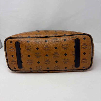 Pre-Owned MCM Cognac Leather Designer Handbag