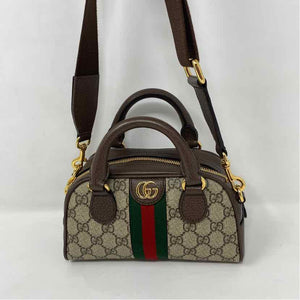 Pre-Owned Gucci Monogram Coated Canvas Designer Handbag
