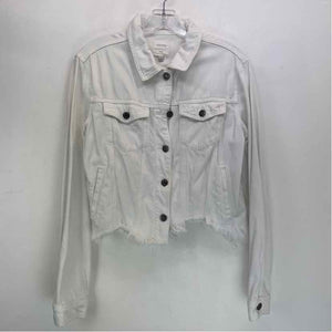 Pre-Owned Size L Hidden White Jacket