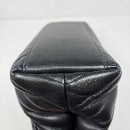Pre-Owned Saint Laurent Black Leather Designer Handbag