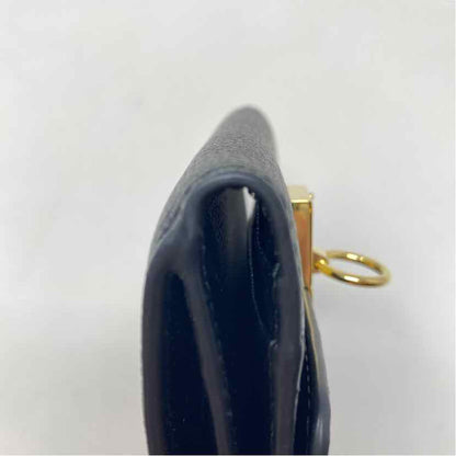 Pre-Owned Polene Black Leather Designer Wallet