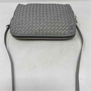 Pre-Owned Sanson Grey Leather Handbag