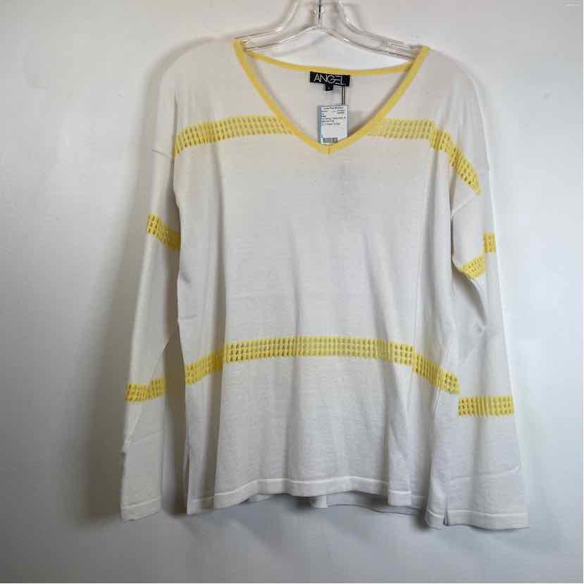 Pre-Owned Size L Angel Yellow Multi Top