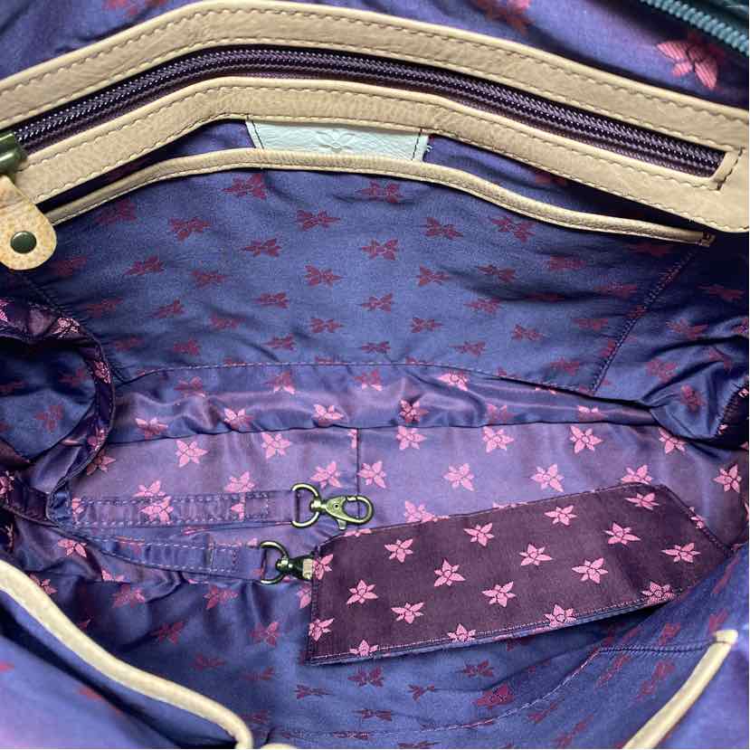 Pre-Owned Anuschka Black Leather Handbag