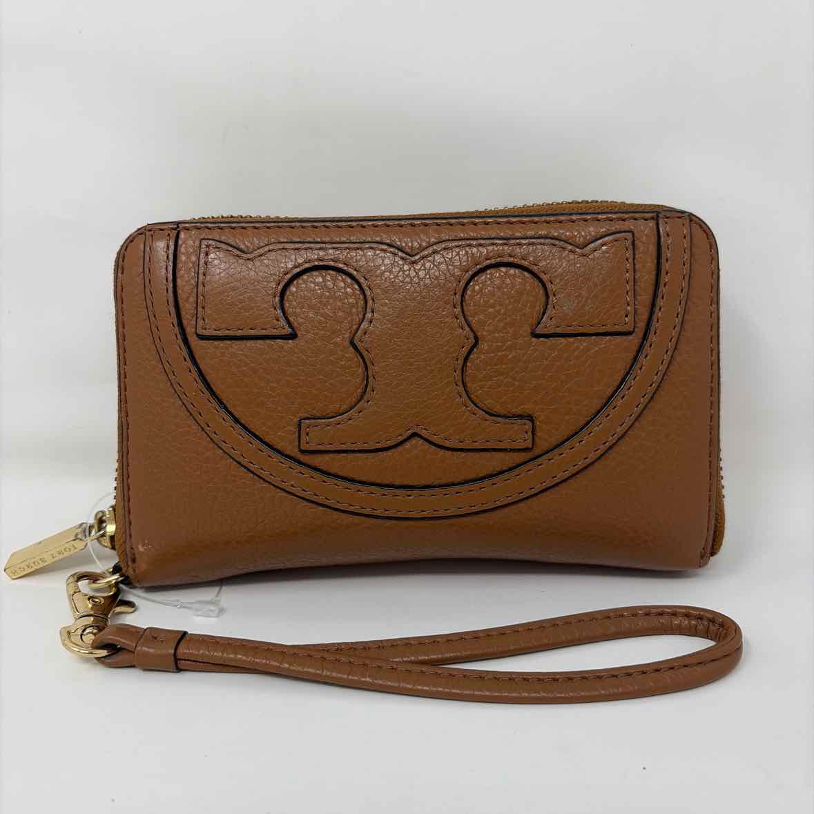 Pre-Owned Tory Burch Cognac Leather Wallet