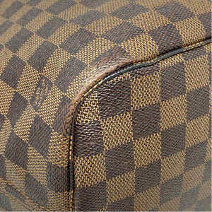 Pre-Owned Louis Vuitton Damier Eben Canvas Designer Handbag