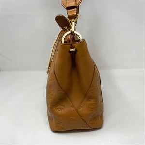 Pre-Owned MCM Cognac Leather Designer Handbag