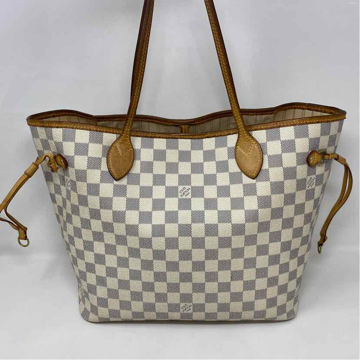 Pre-Owned Louis Vuitton Damier Azur Canvas Designer Handbag