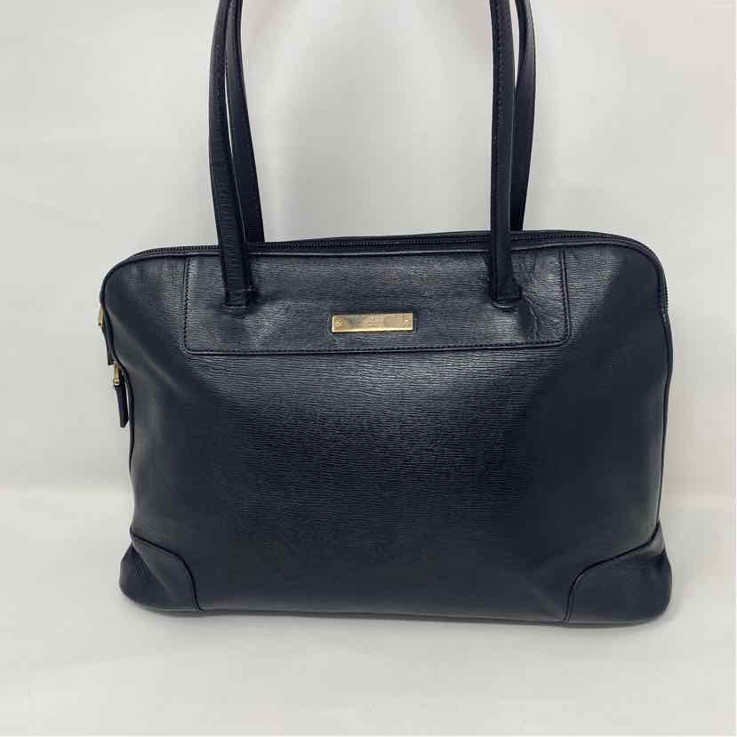 Pre-Owned Gucci Black Leather Designer Handbag