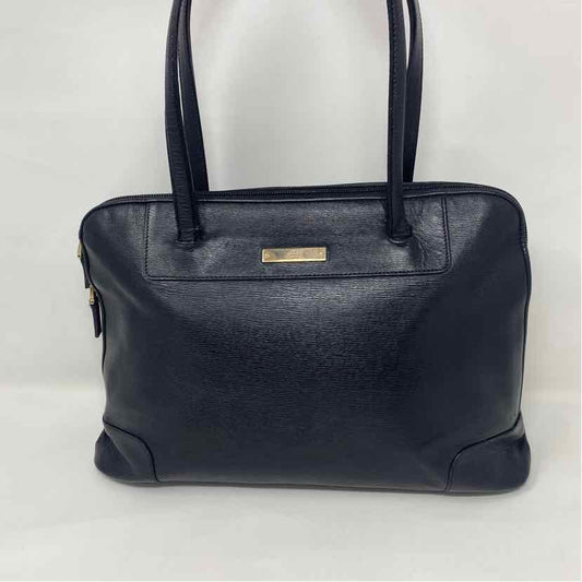Pre-Owned Gucci Black Leather Designer Handbag