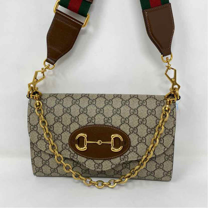 Pre-Owned Gucci Monogram Canvas Designer Handbag