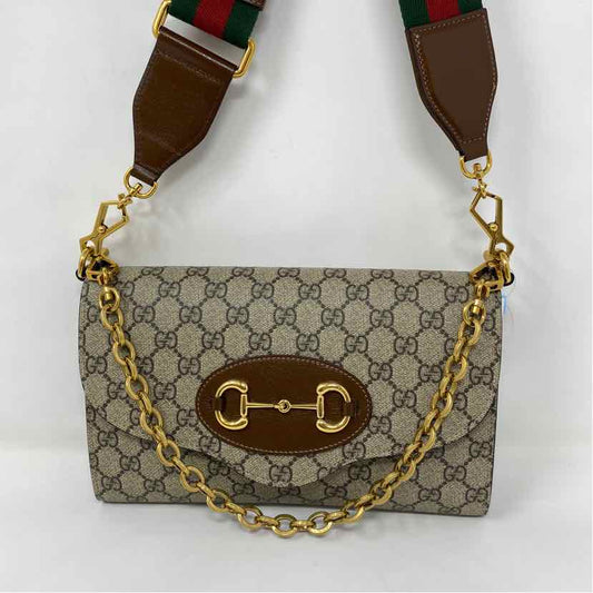 Pre-Owned Gucci Monogram Canvas Designer Handbag