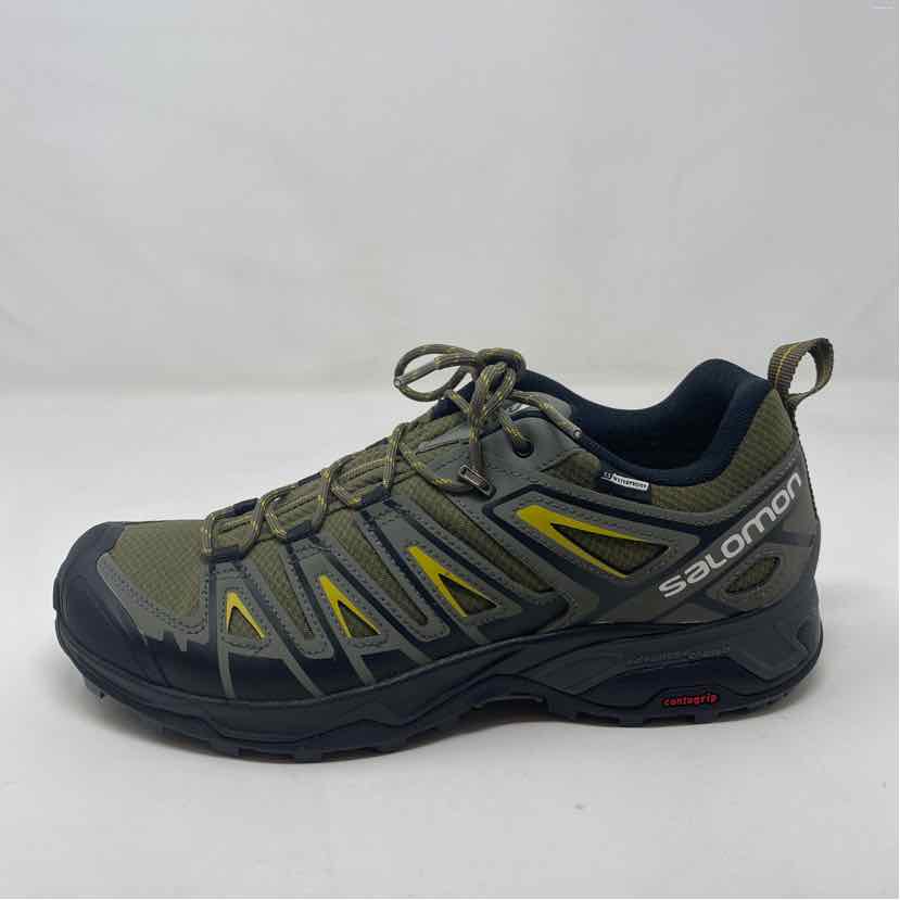 Pre-Owned Shoe Size 9 Salomon Olive Sneaker