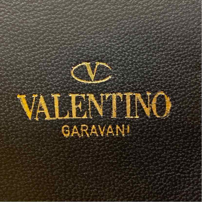 Pre-Owned Valentino Black Leather Designer Handbag