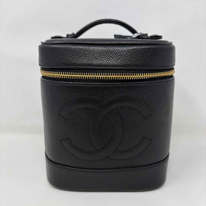 Pre-Owned Chanel Black Leather Designer Handbag