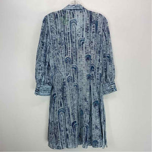 Pre-Owned Size 6/M Theory Blue Casual Dress