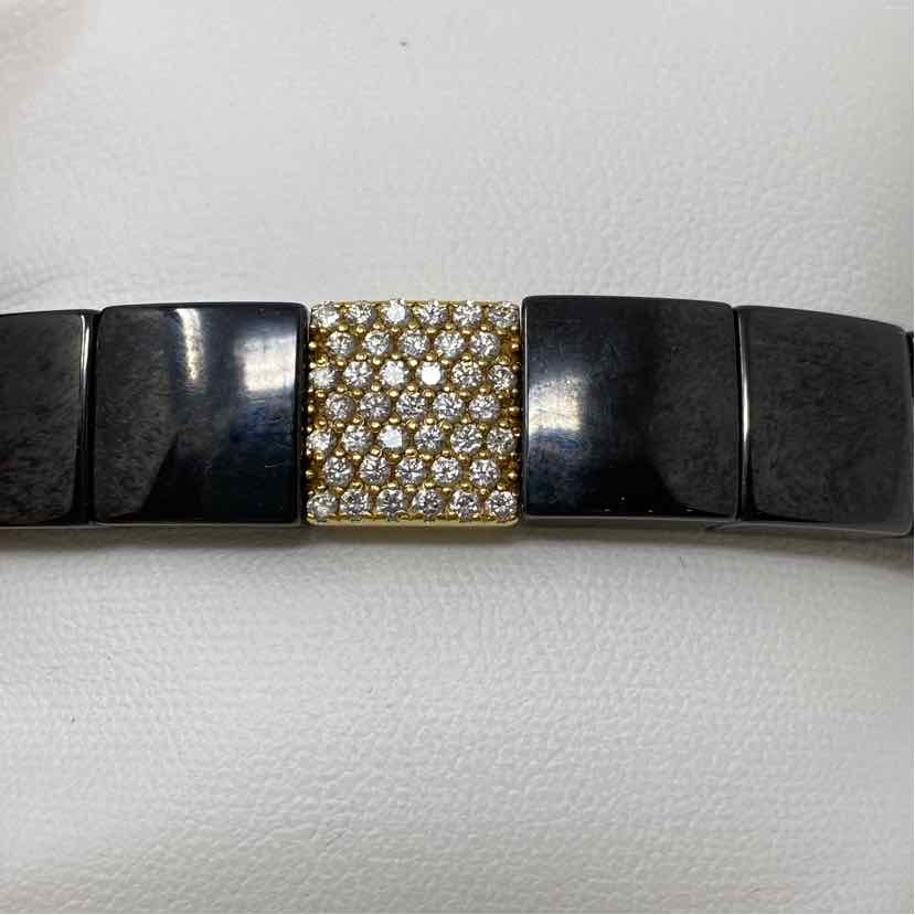 Pre-Owned Roberto Demeqlio Black Ceramic Designer Jewelry