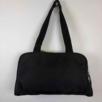 Pre-Owned Prada Black Nylon Designer Handbag