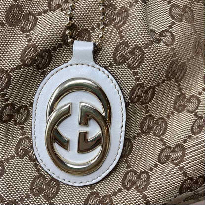 Pre-Owned Gucci Monogram Canvas Designer Handbag