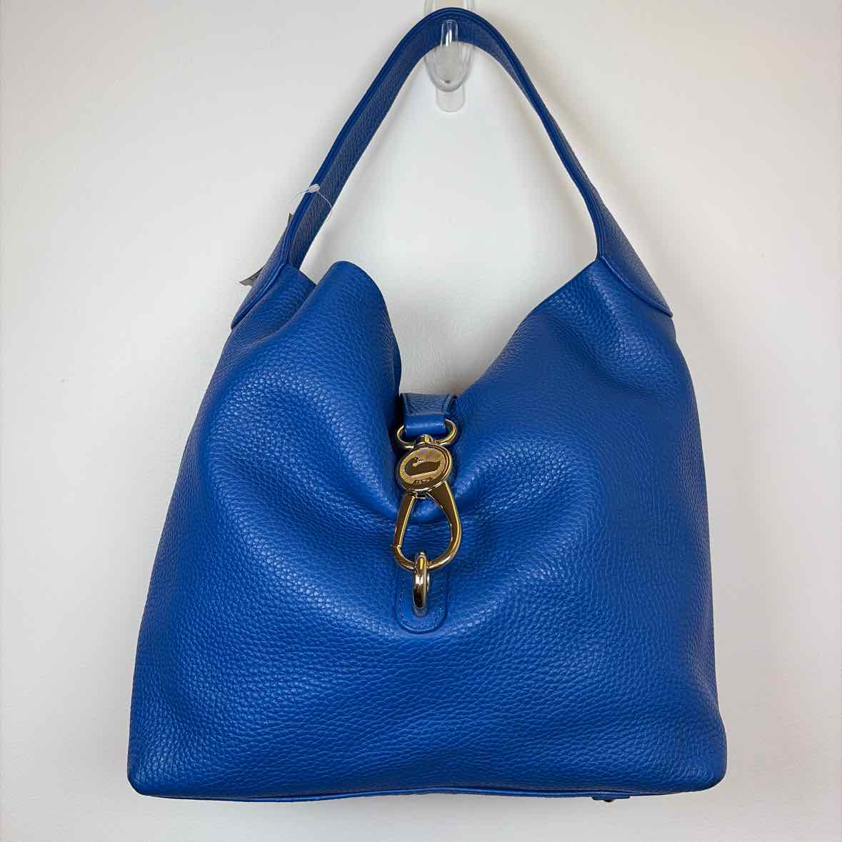 Pre-Owned Dooney & Bourke Cobalt Leather Handbag