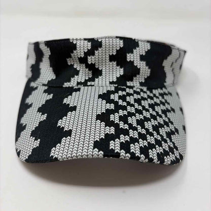 Pre-Owned Missoni Black/White Canvas Designer Hats