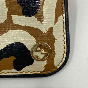 Pre-Owned Gucci Cheetah Leather Designer Wallet