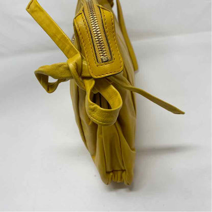 Pre-Owned Gucci Yellow Leather Designer Handbag