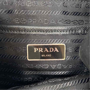 Pre-Owned Prada Black Nylon Designer Handbag