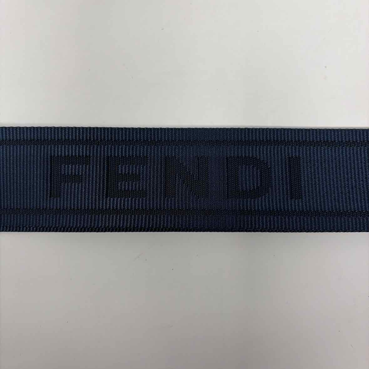 Pre-Owned Fendi Navy Leather Designer Handbag