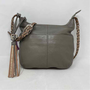 Pre-Owned Brighton Grey Leather Handbag