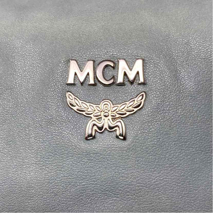 Pre-Owned MCM Turquoise Leather Designer Handbag