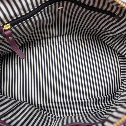 Pre-Owned Kate Spade Plum Leather Handbag