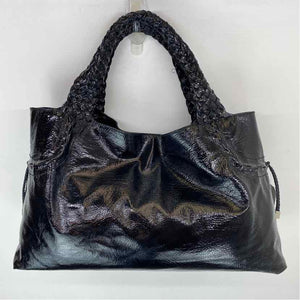 Pre-Owned Salvatore Ferragamo Black Patent Handbag