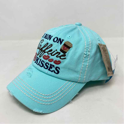 Pre-Owned Boutique Turq Multi Canvas Hat