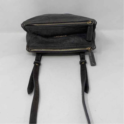 Pre-Owned Givenchy Grey Leather Designer Handbag