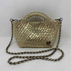Pre-Owned preneLOVE Gold Vegan Handbag