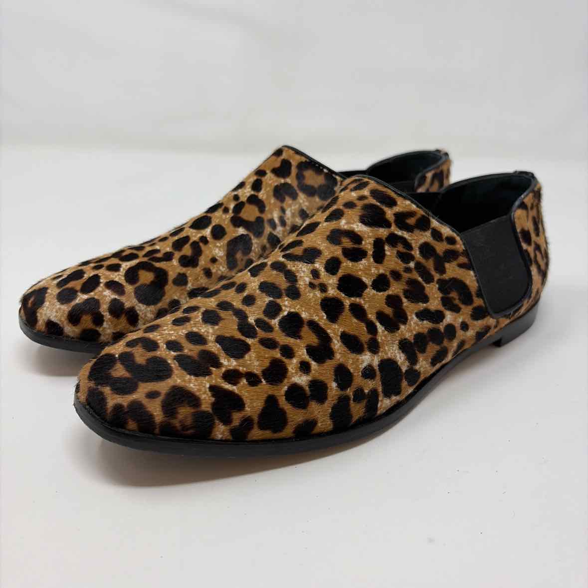 Pre-Owned Jimmy Choo Cheetah Pony Hair Shoe Size 8.5 Designer Shoes