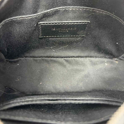 Pre-Owned Saint Laurent Black Leather Designer Handbag