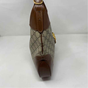 Pre-Owned Gucci Monogram Canvas Designer Handbag