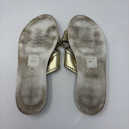Pre-Owned Shoe Size 9 Jack Rogers Gold Sandals