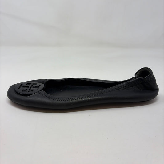 Pre-Owned Shoe Size 9.5 Tory Burch Black Flats