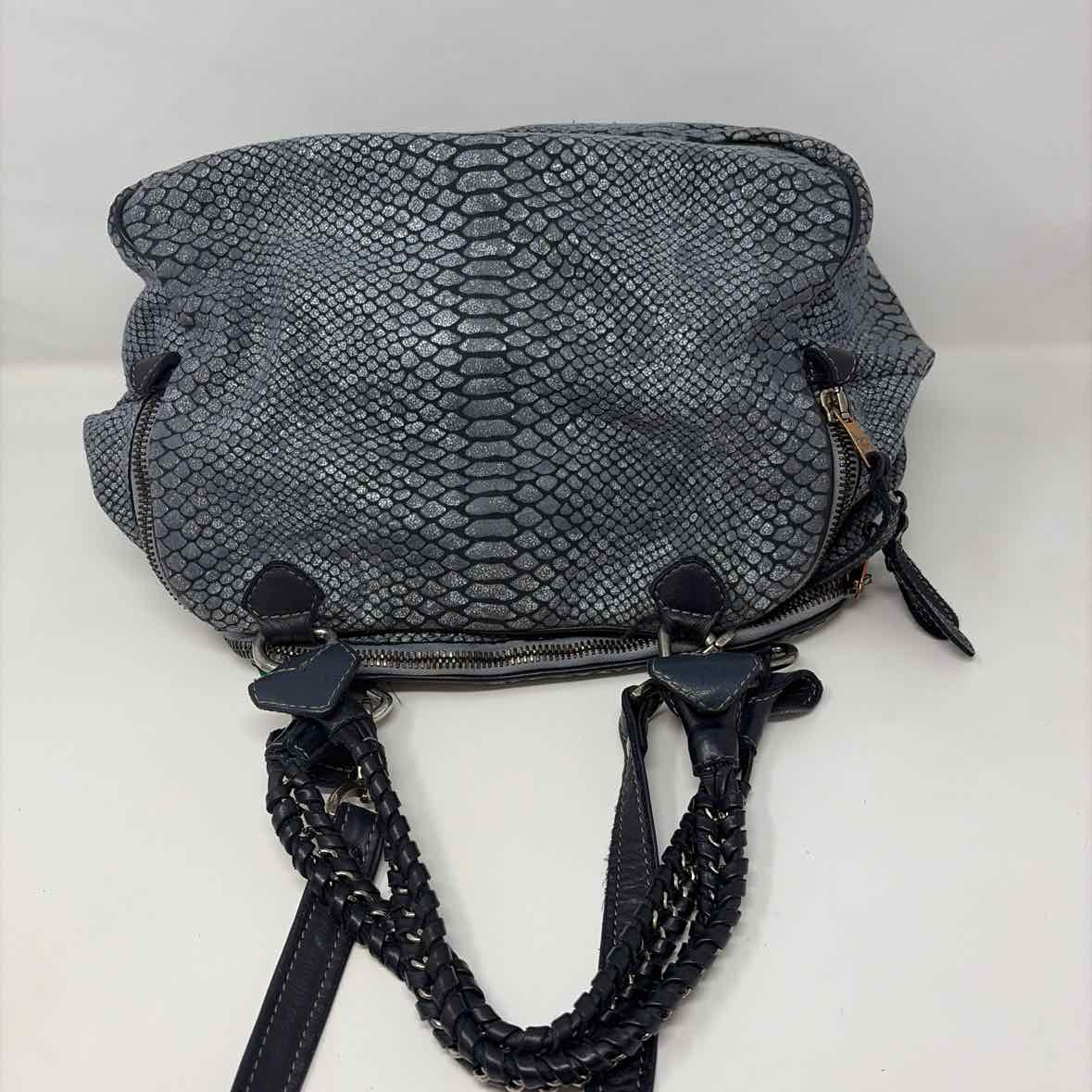 Pre-Owned Giorgio Brato Blue Leather Handbag