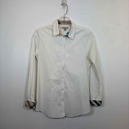 Pre-Owned Size M Burberry White Designer Clothes