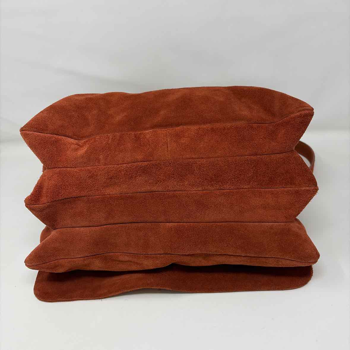Pre-Owned Made in Italy Burnt Orange Leather Handbag